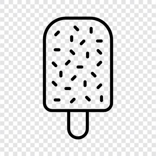 Cream, Vanilla, Ice Cream Cake, Sundae icon svg