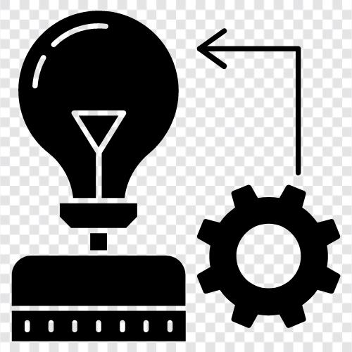 creativity, new ideas, new technologies, disruptive ideas icon svg