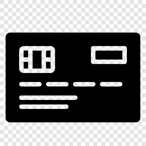 Kredit, Bank, Kreditkarte, Plastik symbol
