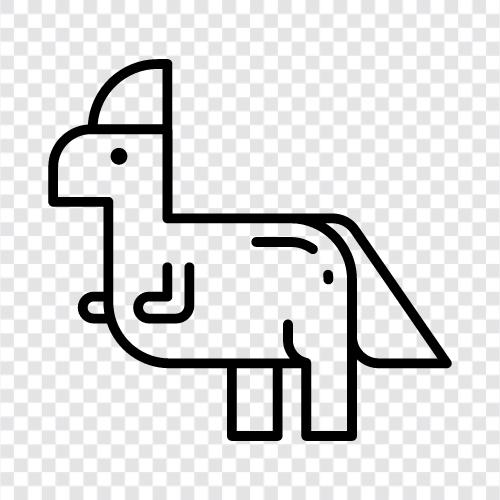 Мелкие, вымершие, доисторические, T rex Значок svg