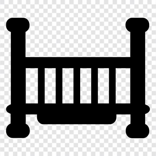 crib, baby bed, baby bedding, crib bedding icon svg