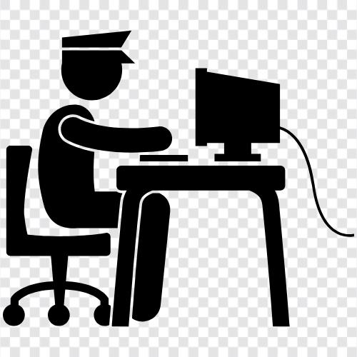 Crime, Investigation, Cybercrime, Forensic icon svg