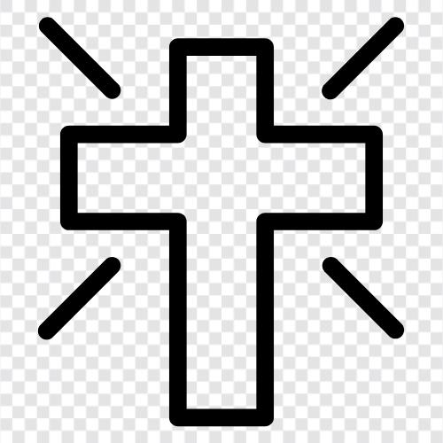 Kreuzglanz, Goldkreuz, Silberkreuz, Kreuzkette symbol