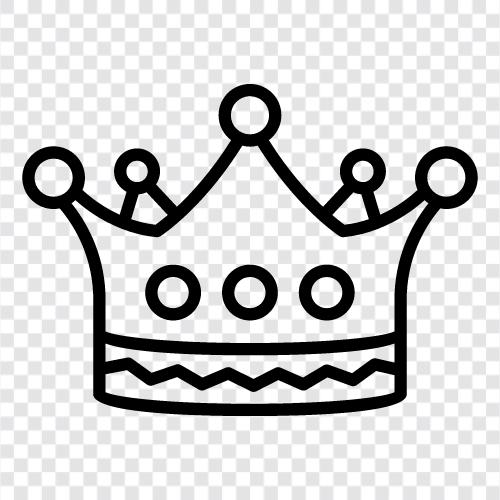 crown, crown prince, crown princess, royals icon svg