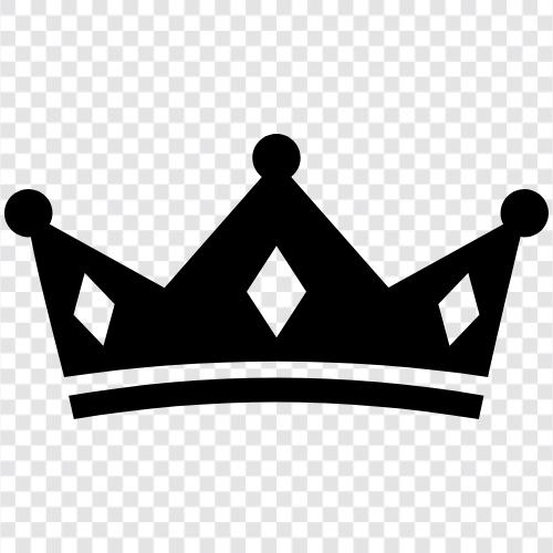 Krone, königliche, Prinzessin, Prinzessinnen symbol
