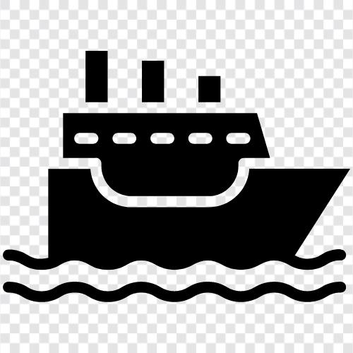 cruise, travel, vacation, fishing icon svg