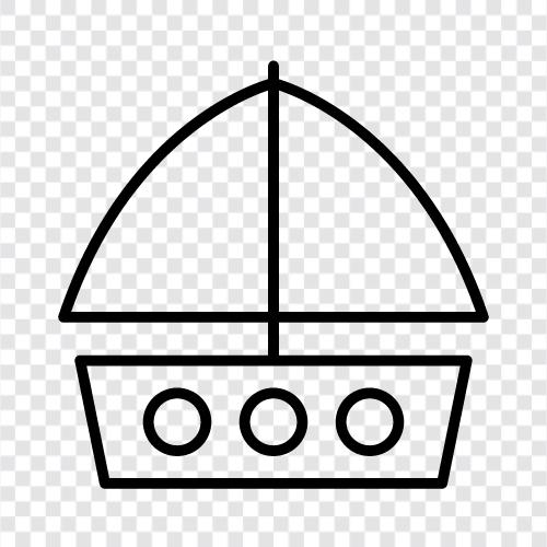 cruises, sailing, yacht, ocean icon svg