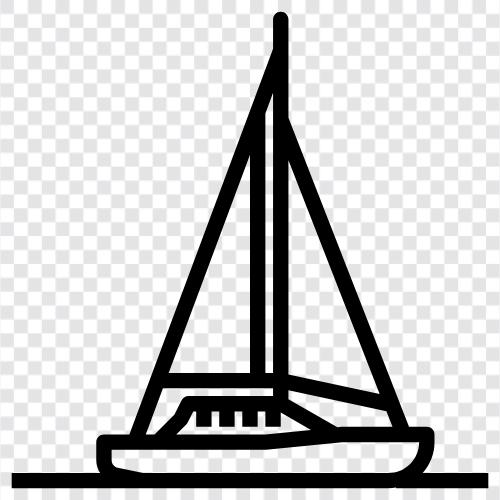 Kreuzfahrt, Segeln, Boot, Bootfahren symbol
