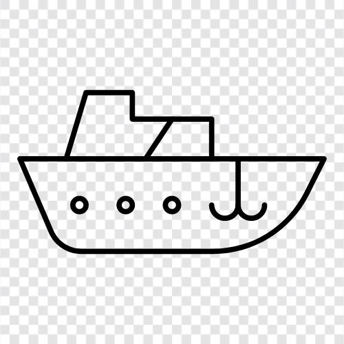 Cruising, Sailing, Boating, Boat icon svg