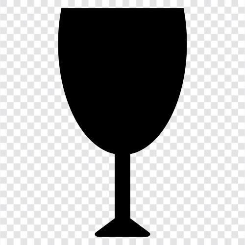 crystal, bottle, flute, wine icon svg