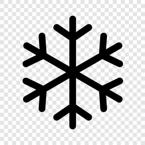 Kristall, Schneeflockenmuster, Schneeflockenmalerei, Schneeflocke Clipart symbol