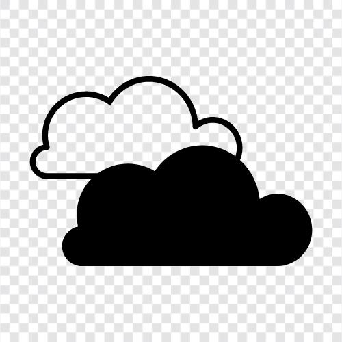 cumulus, cirrus, stratus, nimbus ikon svg