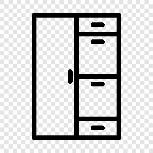 cupboards, kitchen, kitchen cabinets, kitchen drawer icon svg