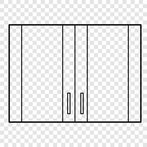 dolaplar, mutfak, mutfak dolapları, mutfak deposu ikon svg