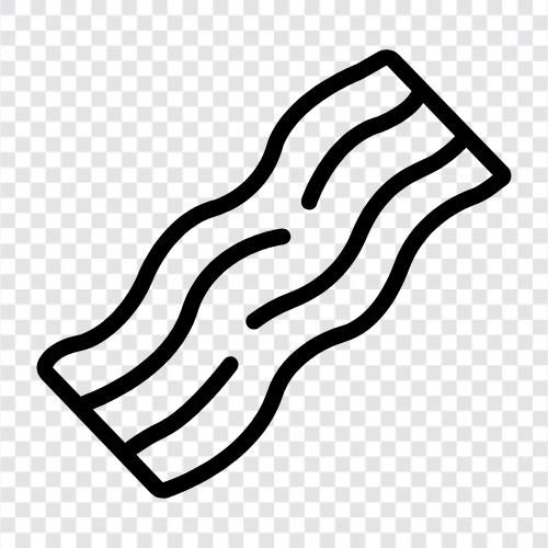 cured, ham, bacon, pork icon svg