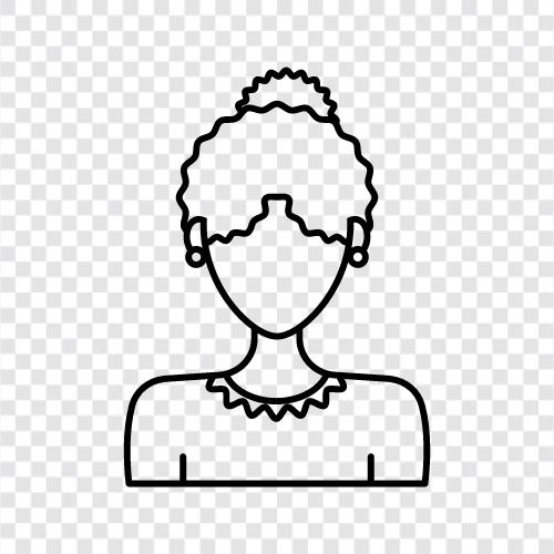 curlies, curly girl, curly women, curly girls icon svg