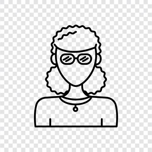 curly hair, curly girl, curly women, curly girls icon svg