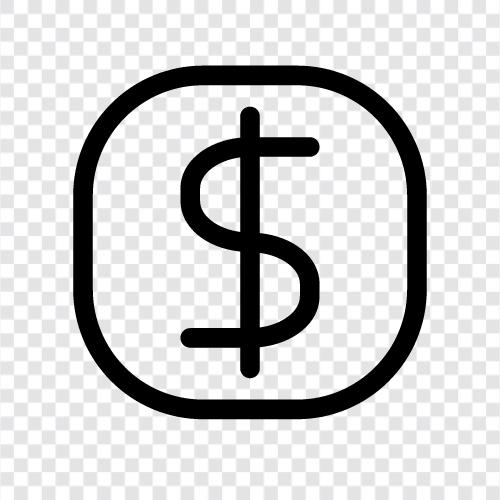 currency, US dollars, Canadian dollars, Australian dollars icon svg