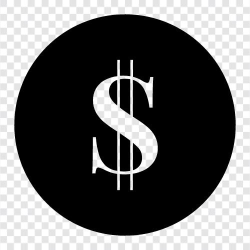 currency, coins, paper money, bills icon svg