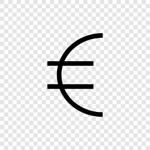 Währung, Europa, Euro, Eurozone symbol