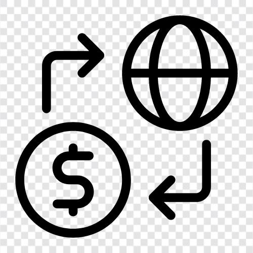 currency exchange, currency converter, foreign exchange, forex icon svg