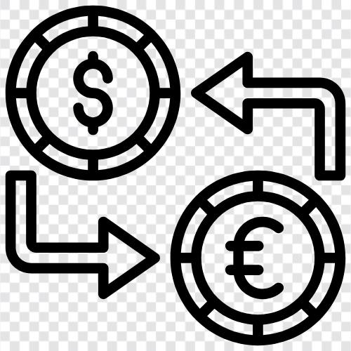 Währung, Handel, Investieren, Austausch symbol