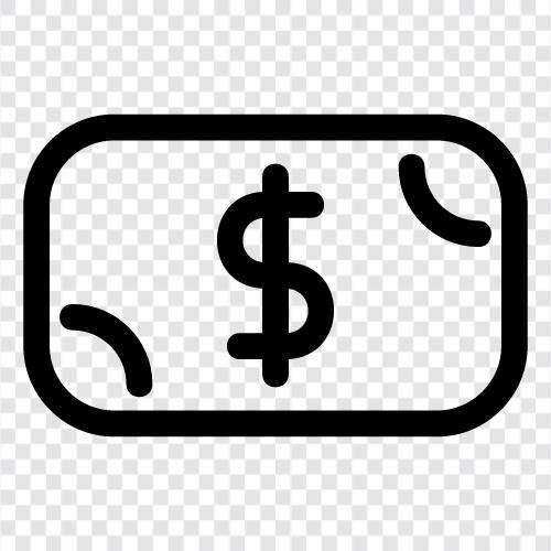 currency, value, economy, finance icon svg