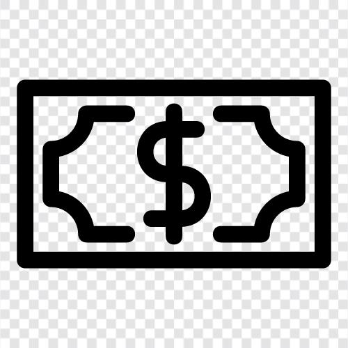 currency, money, spending, investing icon svg