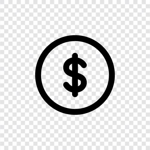 currency, value, finance, economy icon svg