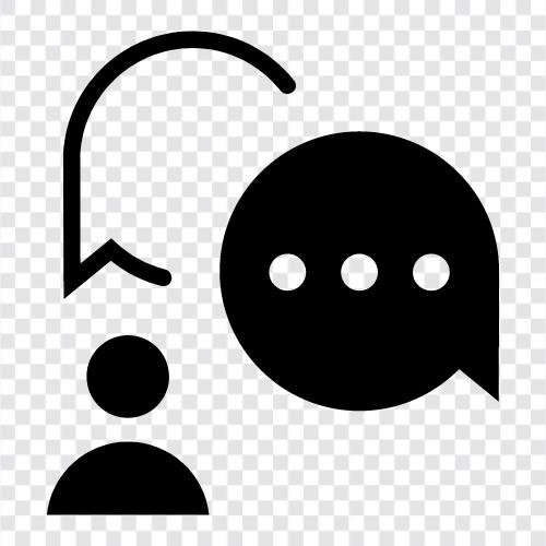 Kundendienst, TelefonSupport, OnlineSupport, ChatSupport symbol