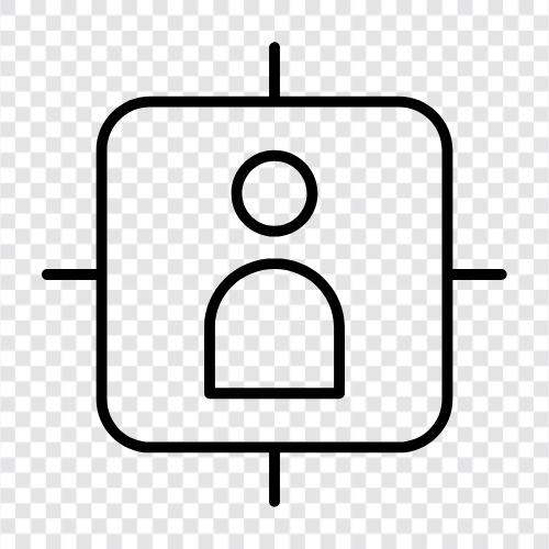customers, target market, consumers, target audience icon svg