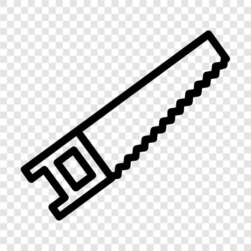 kesme, testere, testere bıçakları, testere bıçağı ikon svg