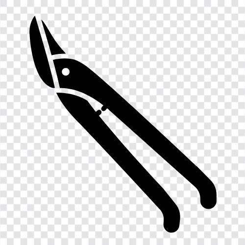 Cutting Shears, Cutlery, Kitchen Cutlery, Chef s Knife icon svg