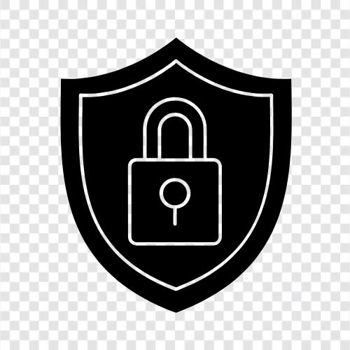 CyberSicherheit, OnlineSicherheit, ComputerSicherheit, OnlineDatenschutz symbol