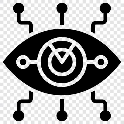 cyber security, cybercrime, cyber warfare, cyber espionage icon svg