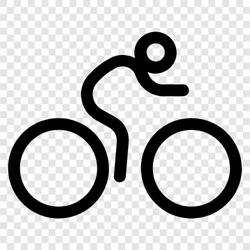 Cycling, Trike, Mountain Bike, Road Bike icon svg