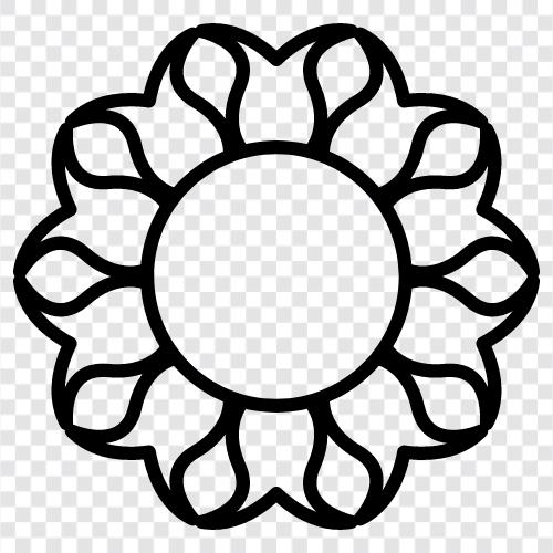 Dahlia, flower, Dahlias, flowers icon svg