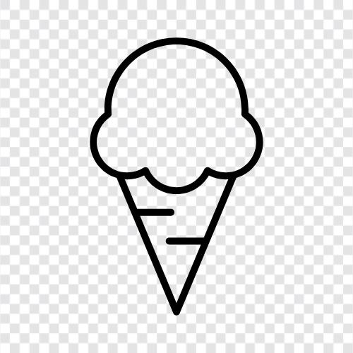 Dairy, Scoop, Sundae, Blizzard icon svg