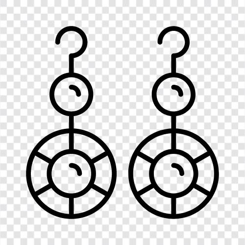 dangling earrings, earrings for women, best earrings, cheap ear icon svg