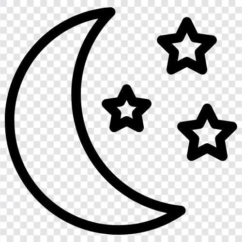 darkness, nighttime, sleeping, slumber icon svg