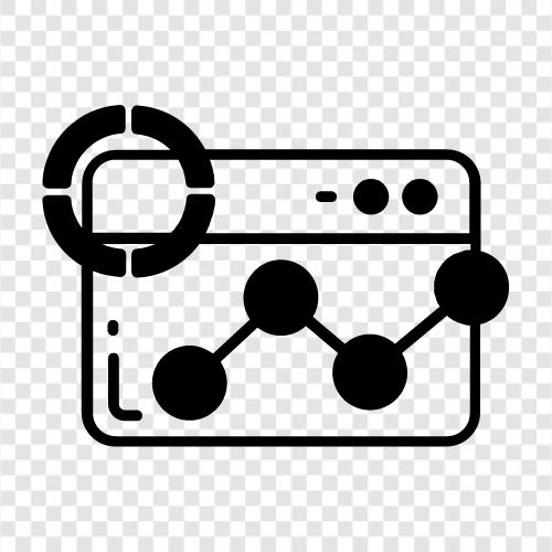 Datenanalyse, Dateninterpretation, Dateninterpretationstools, Datenvisualisierung symbol