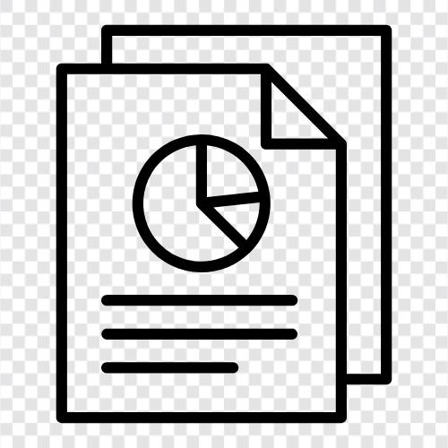 data analysis, data collection, data management, data presentation icon svg