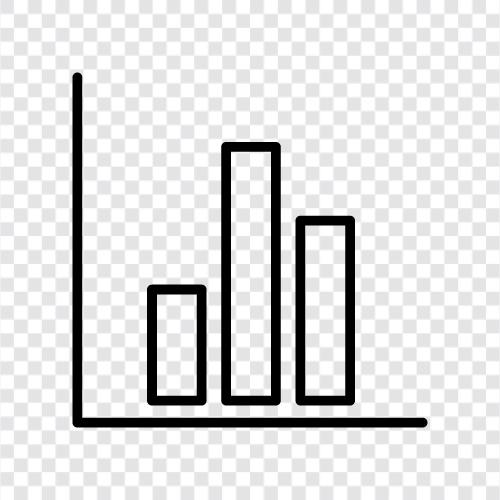 Daten, Graphen, Visualisierung, Balken symbol