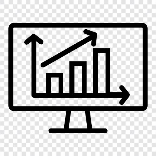 Daten, Grafik, Diagramme, Visualisierung symbol