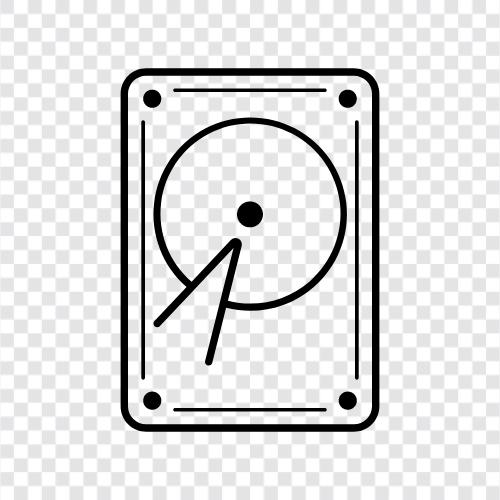 data, storage, hard drive, computer icon svg