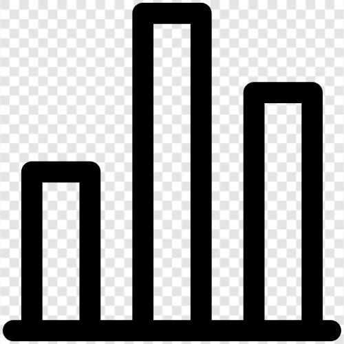 data, graph, trend, istatistiksel ikon svg