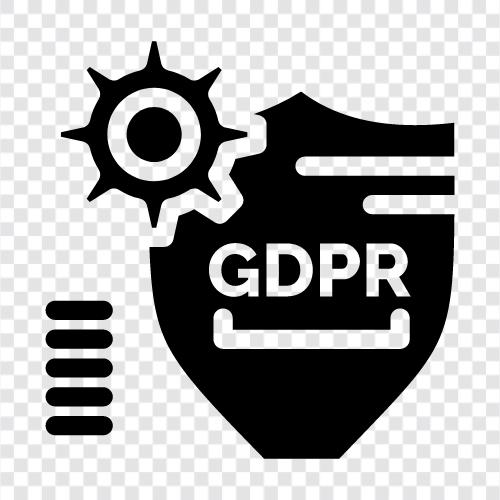 Data Protection, Privacy, regulation, data icon svg