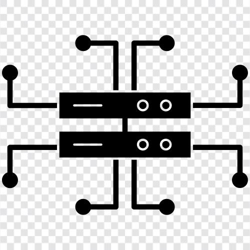 Data Warehouse, Datenanalyse, Data Mining, Business Intelligence symbol