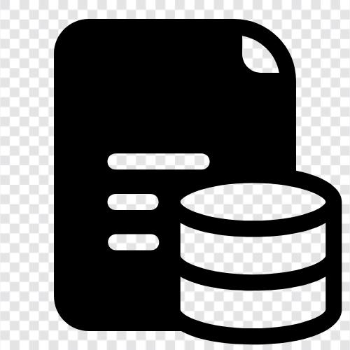 database, storage, file, folder icon svg