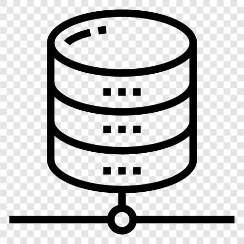 Datenbank, Information, Suche, Information Retrieval symbol